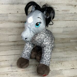 Build-A-Bear Horses & Hearts Riding Club 18"Grey Spotted Appaloosa Stuffed Plush